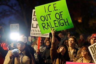 Protesters take to the streets in North Carolina as immigration crackdown in state expands