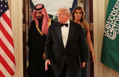 'Don't embarrass our guest': Moment Trump defends Mohammed bin Salman over killing of Jamal Khashoggi