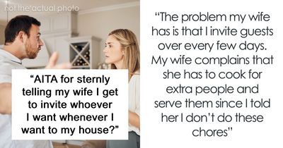 Husband Can’t Grasp What The Big Deal Is About Cooking A Bigger Meal When He Unexpectedly Brings Friends