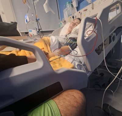 Mum, 32, almost dies after falling into ravine while trying to rescue family dog