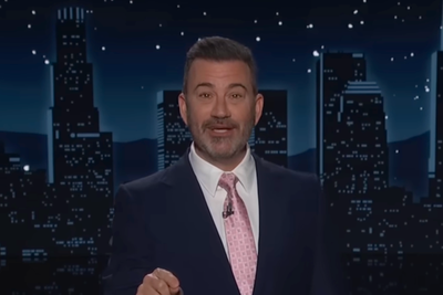 Jimmy Kimmel blasts Trump over ‘quiet, piggy’ outburst aimed at female reporter