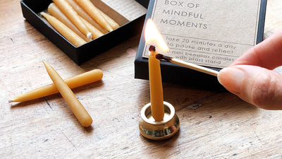 These Clever 'Meditation Candles' Burn for Only 20 Minutes to Help You Through This Wellness Ritual — Here’s Why It Works