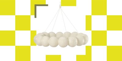 IKEA's Pretty New Paper Pendant Lamp Has Inspired Me to Take Christmas Wreaths in a Whole New Direction (Literally)