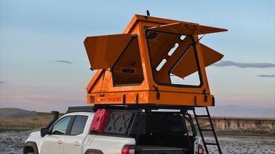 Mammoth Overland just dropped a rooftop camper built like an aircraft – and it pops open in 30 seconds
