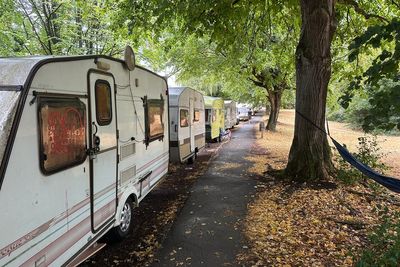 One of the UK’s biggest van-dwelling camps to be cleared after beauty spot ‘used as a toilet’