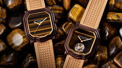 New Gerald Charles Maestro watch has a tiger’s eye dial – and it’s unisex!