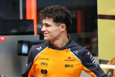 Lando Norris unveils art-inspired helmet for 150th F1 start at Las Vegas GP