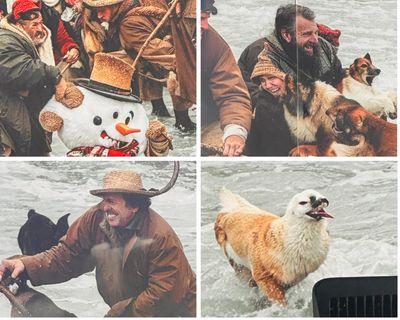 Bizarre 'AI' Christmas mural in London sparks ridicule for warped faces and mutant animals