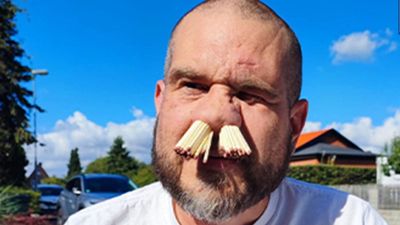 Swedish dad’s kids tell him it would be ‘so cool’ if he broke a world record and what he shoves up his nose to make it happen is wild