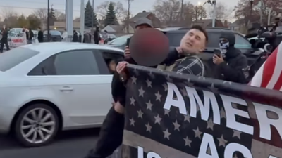 Who Is Jake Lang? Trump-Pardoned Rioter And Senate Hopeful Punched During Anti-Islam Protest