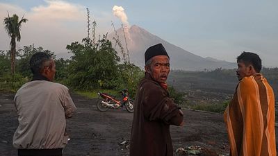 Indonesia’s Mount Semeru erupts, triggering hot ash flows and evacuation