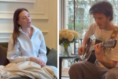 Victoria Beckham gives rare Spice Girls performance with son Cruz