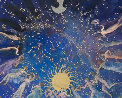 Edwin Austin Abbey review – an American flex with lashings of gold and nudity