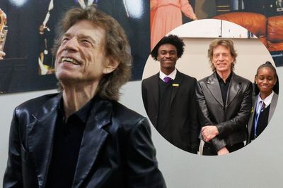 Sir Mick Jagger shocks students with surprise trip back to his old school