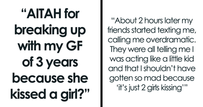 Girlfriend Kisses Another Woman In Front Of Friends, Doesn’t Understand Why BF Wants To Break Up