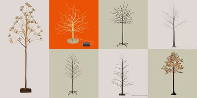 Barely-There Twig Trees Are Back This Christmas, but Better and Brighter Than Ever — Here are 9 Styles That Won't Swallow Your Living Room Whole