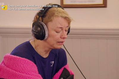 Sara Cox breaks down in tears after girl’s story of brother’s death inspires her Children in Need challenge