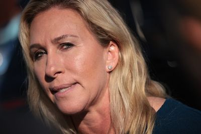 Wait, what year is it? Marjorie Taylor Greene just implied Donald Trump is a traitor after treating him like Jesus