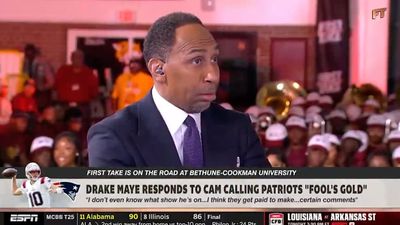 Stephen A. Smith: Drake Maye a ‘Liar’ About Not Knowing Cam Newton is on ‘First Take'