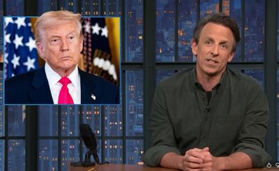 Seth Meyers on Epstein files: ‘It’s obvious why Trump fought so hard to stop this bill from passing’