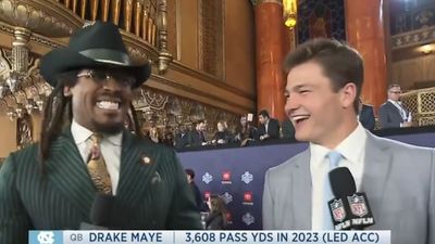 Clip of Drake Maye Calling Cam Newton His ‘MVP’ Resurfaces Amid ESPN Discourse on QB