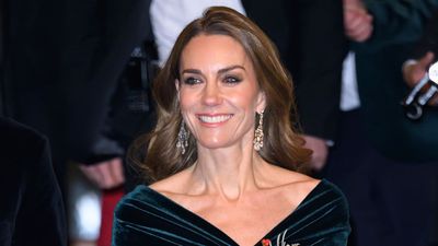 Kate Middleton's Royal Variety gown declares velvet is IN for winter as she goes glam in festive emerald green