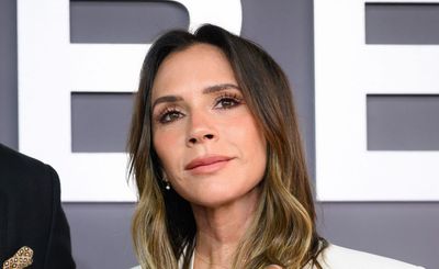 Forget jeans and a blazer, Victoria Beckham's elegant skirt and blazer combination is what we'll be wearing this party season