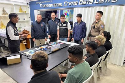 Five Indians held in Pattaya online gambling raid