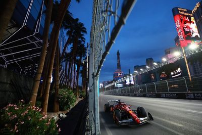 F1 Las Vegas GP: Charles Leclerc leads Alex Albon in dusty opening practice