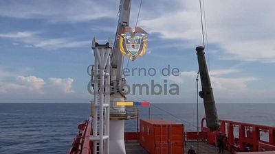 Colombia retrieves first artifacts from 1708 San José shipwreck