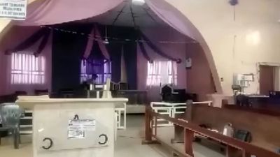 Viewers watch helplessly as gunmen storm church on livestream, open fire, and drag victims into the night
