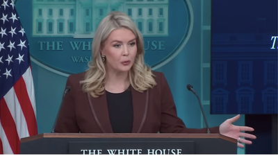 Leavitt Slammed As 'Shameful' For Claiming Trump's 'Piggy' Jab Was Just Him Being 'Honest'