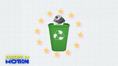 Which EU countries recycle the most raw materials?