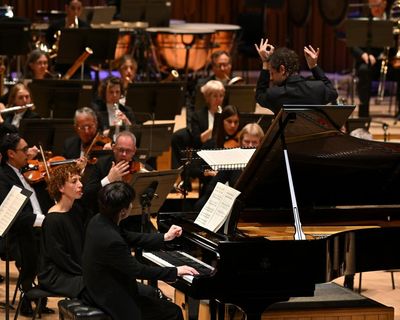 LSO/Pascal review – from an effervescent marimba to funeral gongs in compelling new music concert