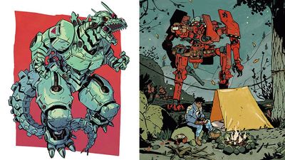 How the US rustbelt inspired Godzilla Rivals artist's retro futurist kaijus and mechas