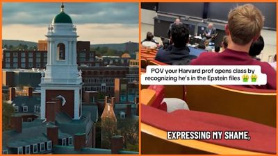 ‘I’m in the Epstein files’: Harvard professor opens class with shocking confession, then attempts to continue the lecture