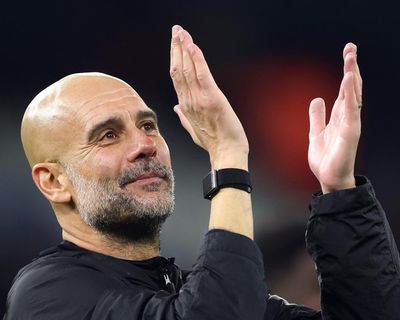 ‘Fine the singers, too’: Guardiola’s joking dig at Manchester City penalties for late restarts