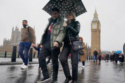 Rain and blustery winds hit UK this weekend after cold snap ends