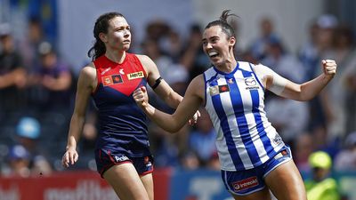 North survive Dees thriller to reach AFLW grand final