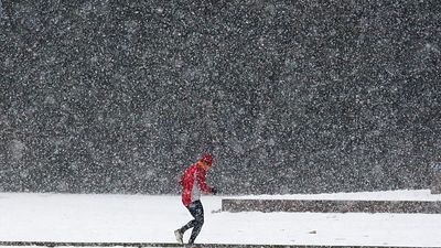 Winter arrives in German state of Hesse with temperatures below zero