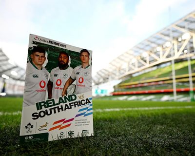 Ireland 13-24 South Africa: Autumn Nations Series rugby union – as it happened