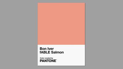 I'm hooked on the new Bon Iver x Pantone colour collab