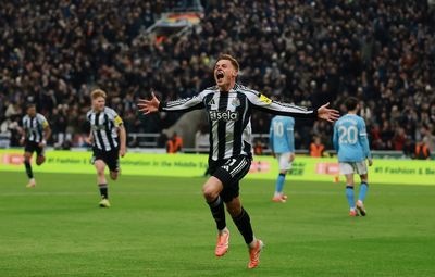 Newcastle 2-1 Man City: Advantage Arsenal as Harvey Barnes brace dents visitors' title hopes