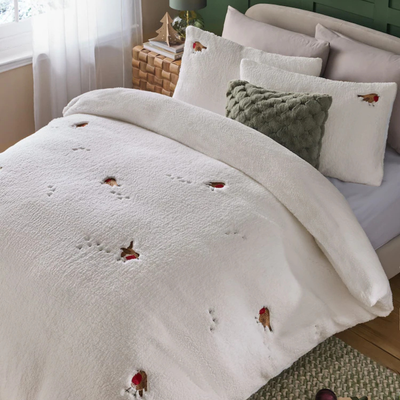 Teddy bedding, step aside! Next’s adorable robin fleece bedding set is the cosiest I’ve seen – it will keep you warm well into 2026