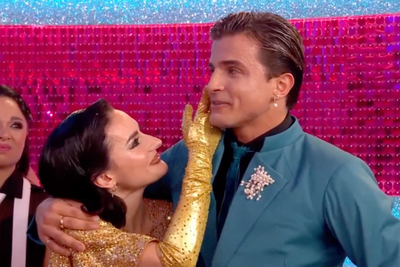 Strictly Come Dancing star Nikita Kuzmin fights back tears seeing family in audience