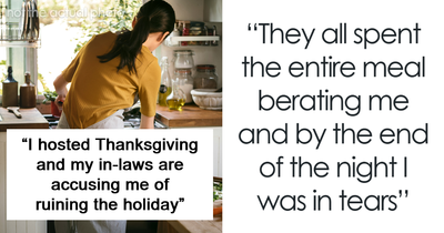“I’ve Never Felt This Disrespected”: Woman Spends 2 Days Cooking Thanksgiving Meal, Gets Destroyed By In-Laws