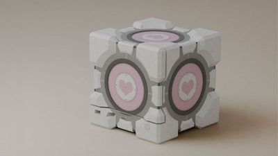 Steam Machine can transform into Portal Companion Cube with custom skin — dot matrix and E Ink faceplates will also be available
