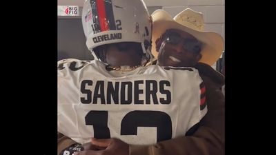 Shedeur Sanders Shared Wholesome Moment With Father, Deion, Ahead of First NFL Start
