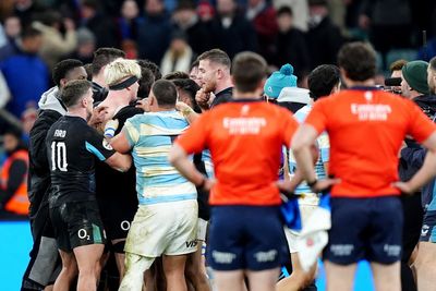 England flanker Tom Curry branded a ‘bully’ after tunnel bust-up with Argentina