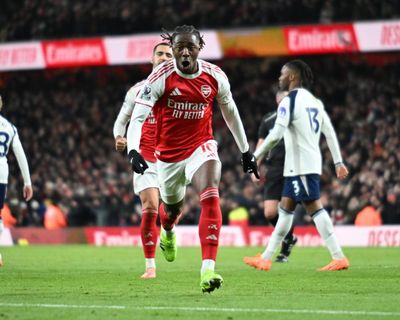 Arsenal’s Eberechi Eze finds own plane just above ground level to sink Spurs